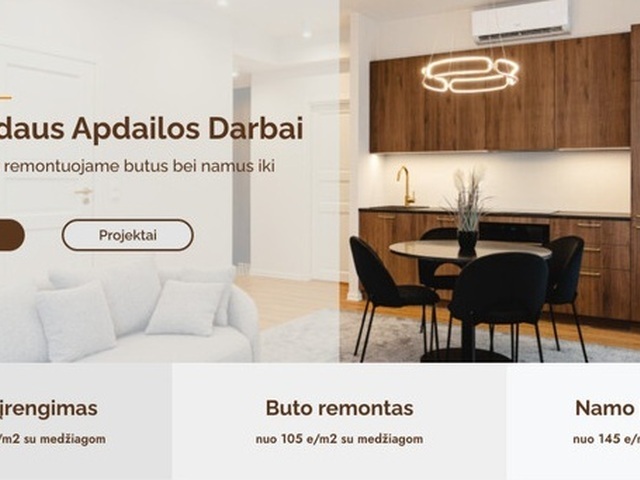 Balsteta.lt - Vidaus apdailos darbai namams, kotedžiams, butams