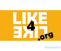 Nemokami soc like, pasidalijimai, peržiūros ir t. t