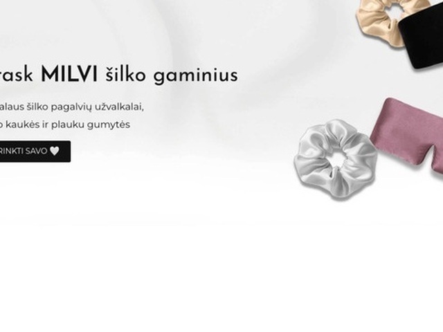 Milvi.lt - šilkiniai pagalvių užvalkalai