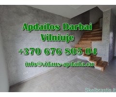 Apdailos darbai Vilniuje - Vidaus-apdaila.eu