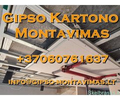 Gipso kartono montavimas - gipso-montavimas.lt