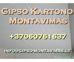 Gipso kartono montavimas - gipso-montavimas.lt