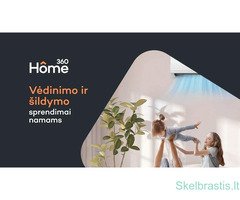 Oro kondicionieriai su montavimu – namams ir ofisui | Home360.lt