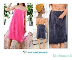 Pirties-saunos rankšluosčiai moterims ir vyrams, komplektai