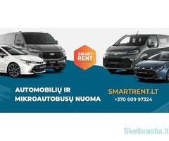 Automobilių ir mikroautobusų nuoma