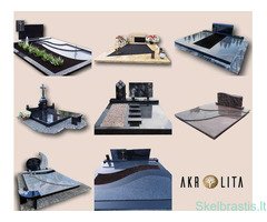 Paminklai, granito plokštės