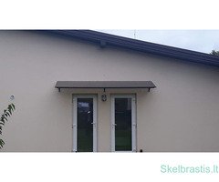STOGELIŲ gamyba ir montavimas virš DURŲ, BALKONŲ, GARAŽŲ, TERASŲ - Image 3