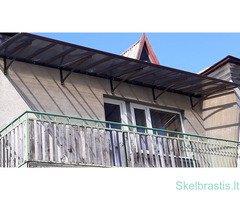 STOGELIŲ gamyba ir montavimas virš DURŲ, BALKONŲ, GARAŽŲ, TERASŲ - Image 6