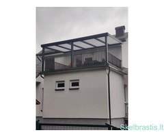 Aliuminio stoginės su integruota vandens nubėgimo sistema - Image 2