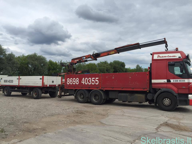 Krovinių pervežimas, fiskarų nuoma – Kaunas ir visa Lietuva